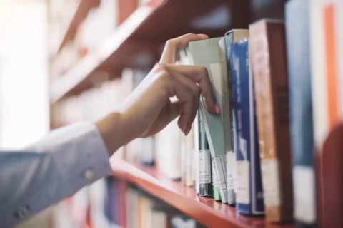 Library books