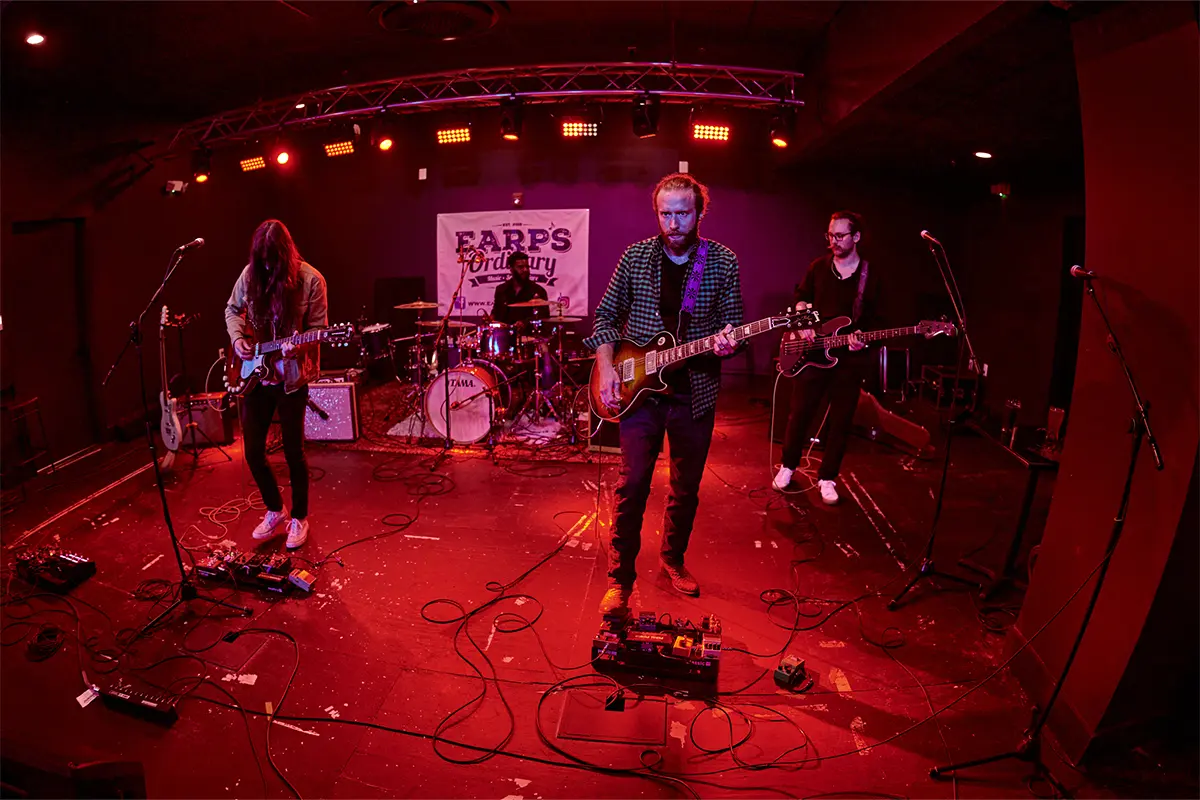 The band Red Medicine performs live on stage at Earp's Ordinary in Fairfax