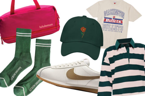 retro athleticwear collage