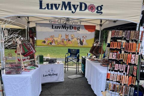LuvMyDog market booth