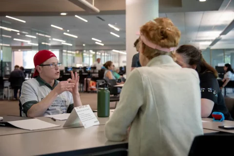 Human Library event at Arlington public library.