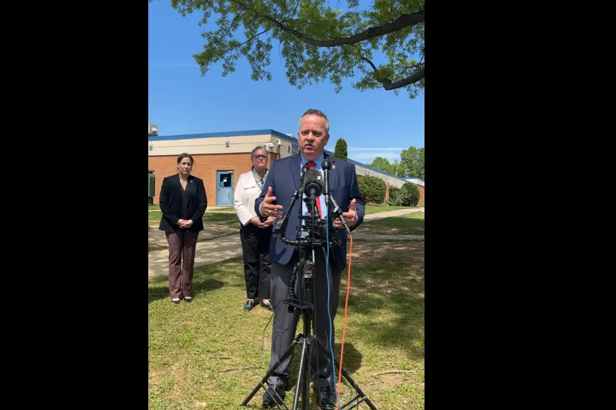 Kevin Davis at press conference