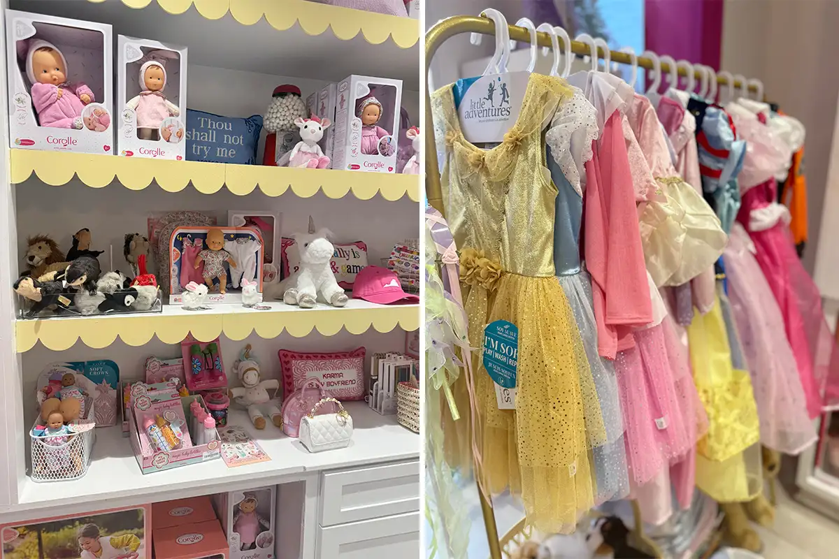 Toys and costumes at Monday's Child