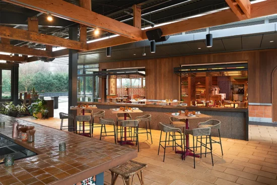 Interior shot of Ometeo restaurant