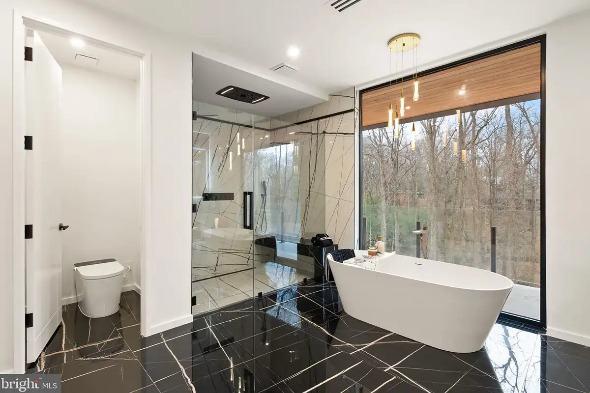 Primary suite bathroom