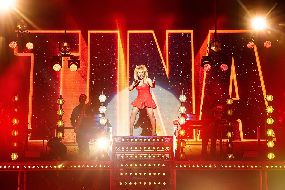 Jayna Elise as Tina Turner in Tina – The Tina Turner Musical