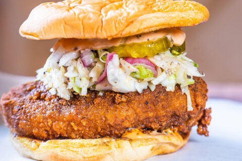 chicken sandwich burger from wooboi