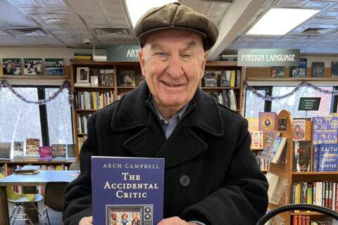 arch campbell posing with memoir