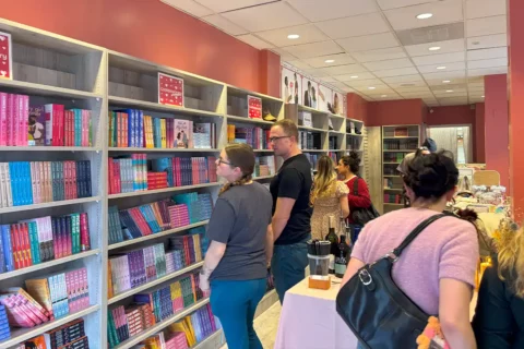friends to lovers bookstore interior