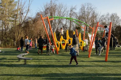 ninja obstacle course at monticello park