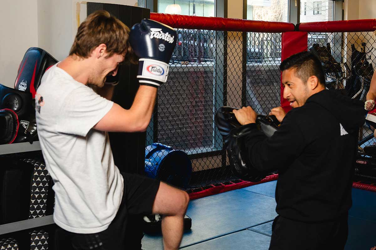 trainer and boxer at Urban Boxing