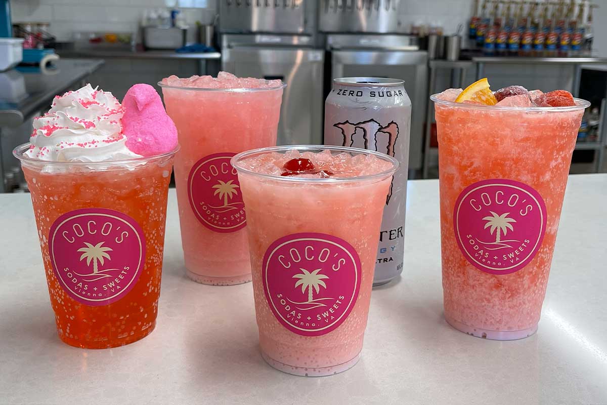 pink dirty sodas