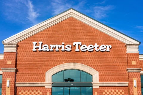 Exterior of Harris Teeter store