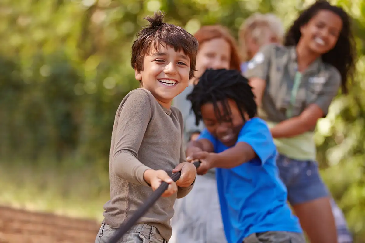 Kids playing