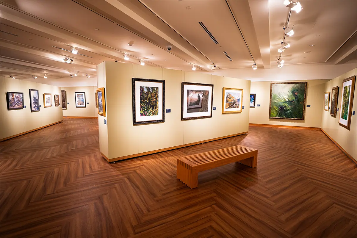 250th Anniversary exhibit at the National Museum of the Marine Corps