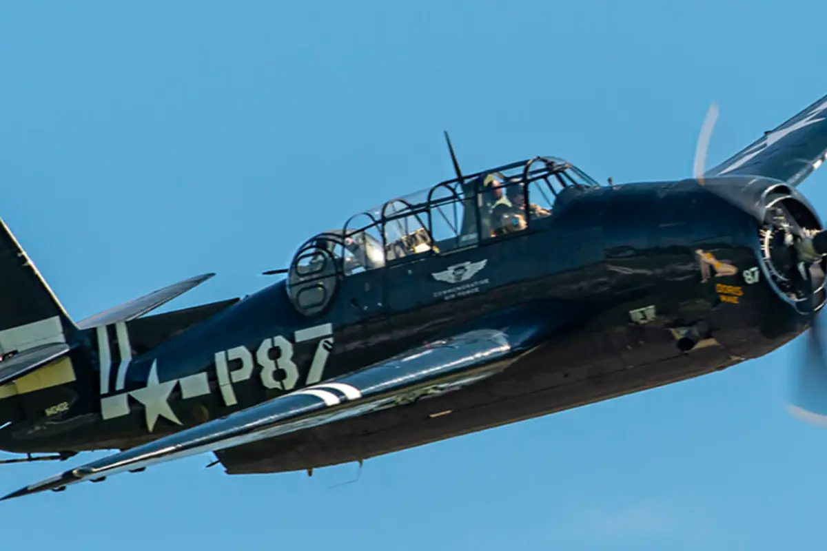 TBM Avenger torpedo bomber from the Capital Wing of the Commemorative Air Force