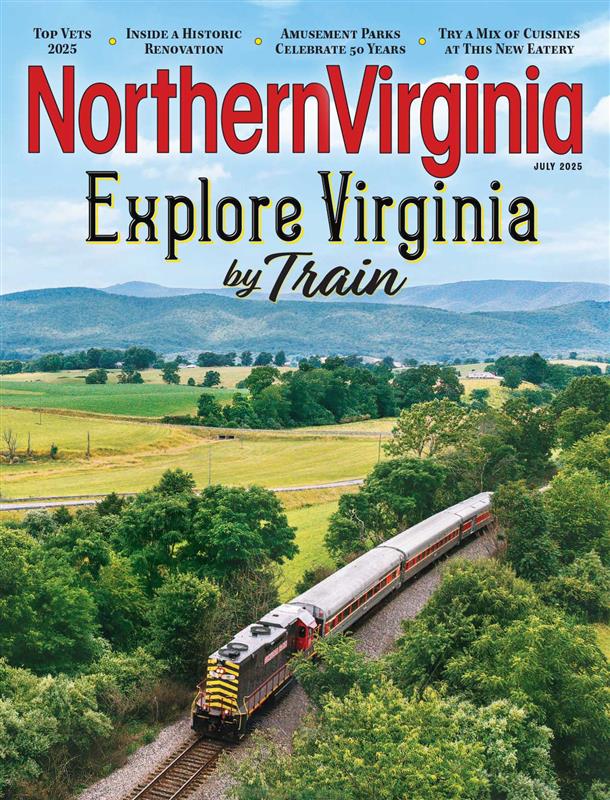 July 2025 cover - Explore Virginia by Train