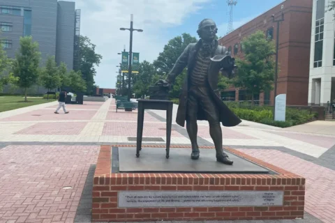 George Mason University statue