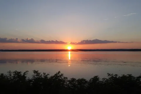 sunset at Mason Neck Park