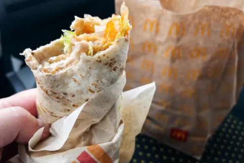 McDonald's snack wrap