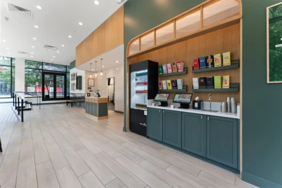 interior of Wonder Food Hall in Rosslyn