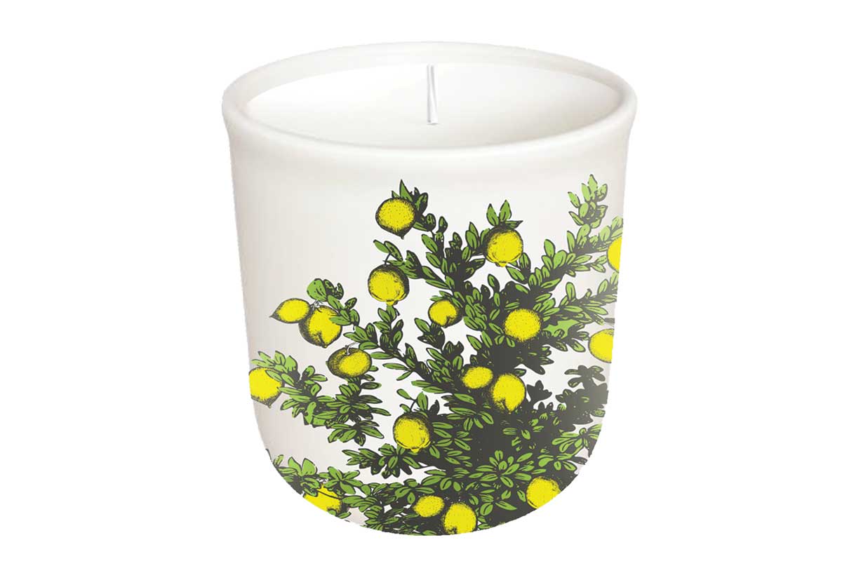 lemon candle