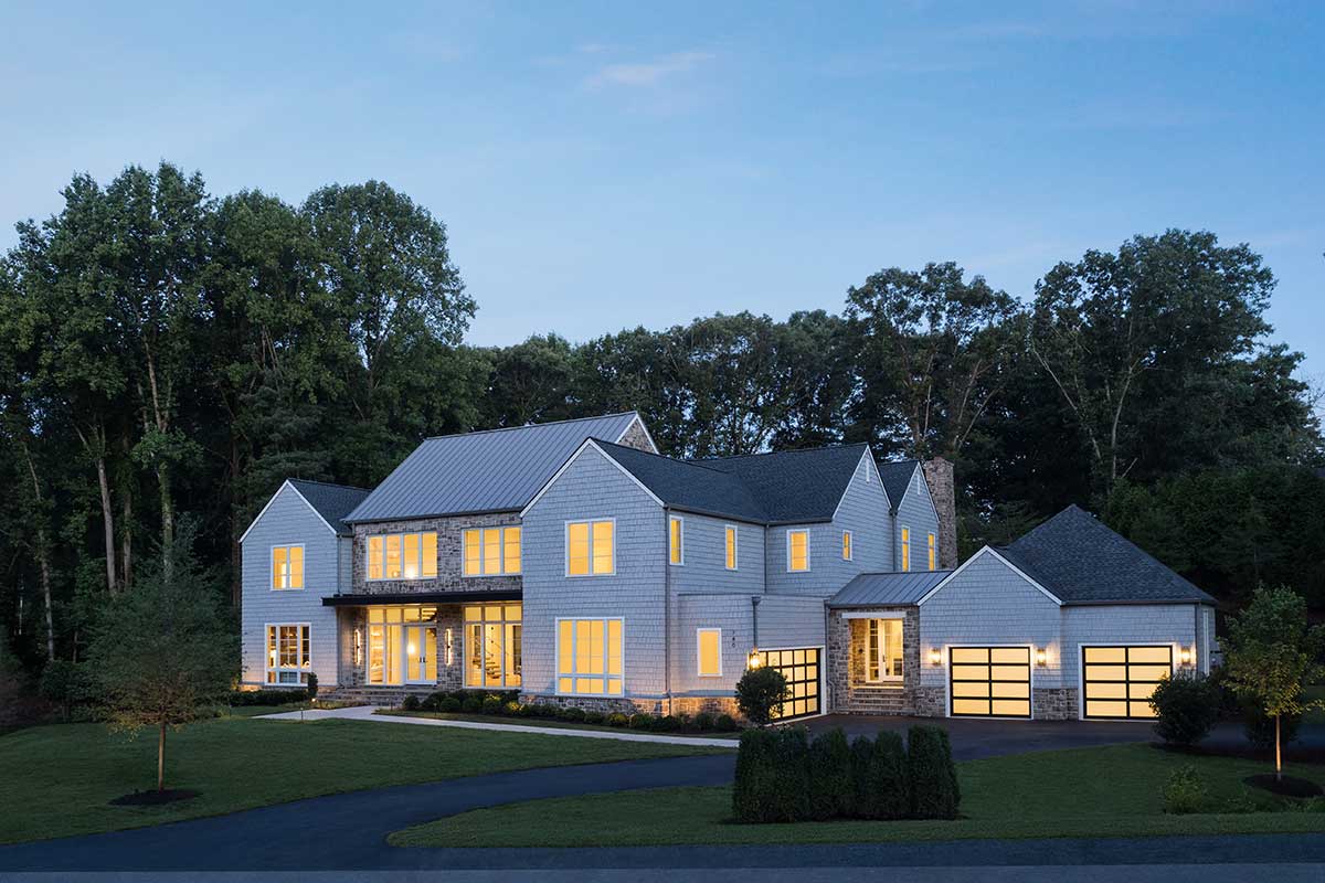 great falls home with white exterior