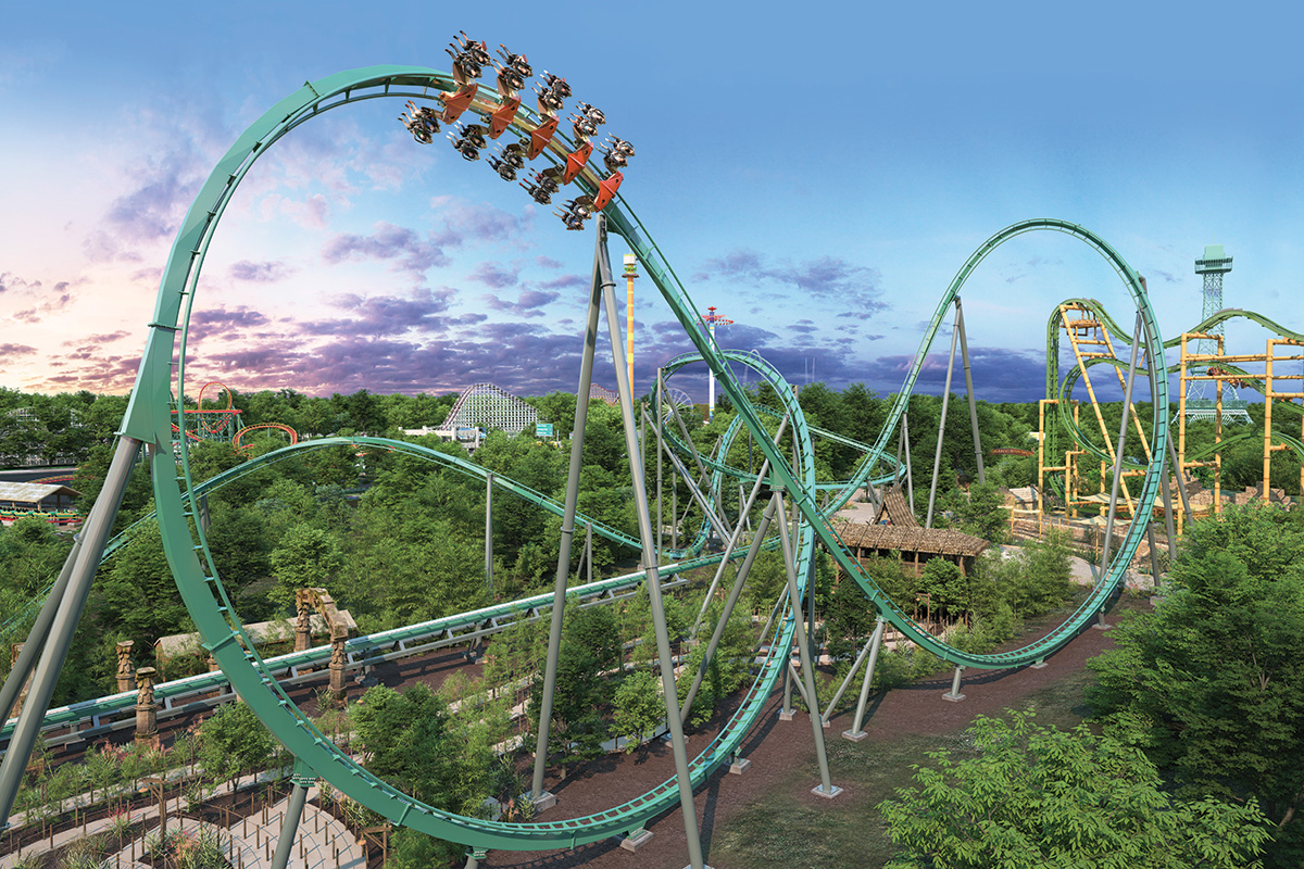 Kings Dominion opened its new roller coaster, Rapterra, this year. 