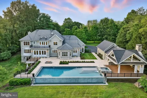Large house with pool