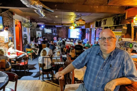 Profs and Pints founder Peter Schmidt