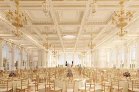 Interior rendering of new White House Ballroom