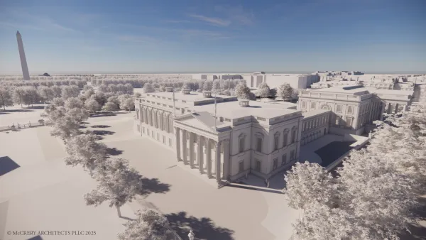 Exterior rendering of new White House Ballroom
