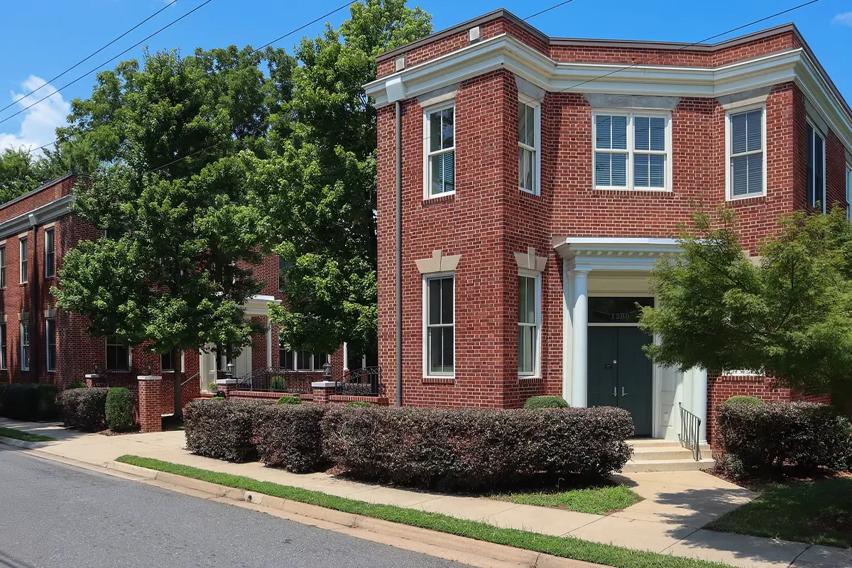 The exterior of the home at 1200 Prince Edward St. in downtown Fredericksburg