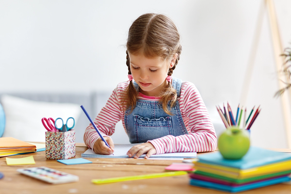 preschool student drawing