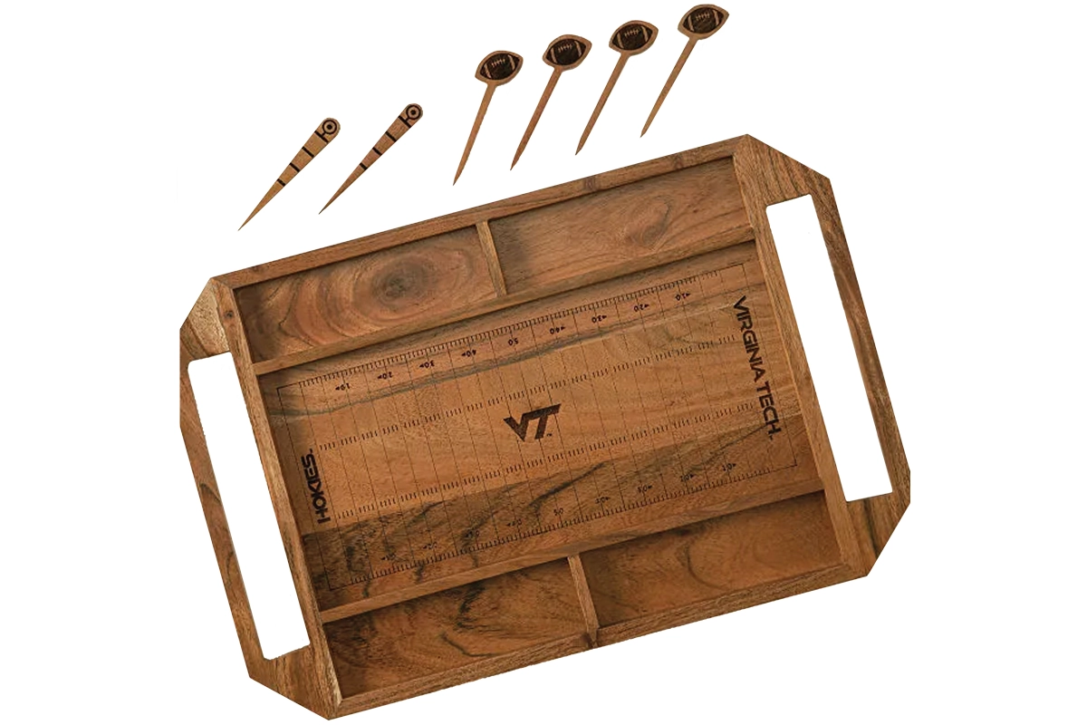 football themed charcuterie board 