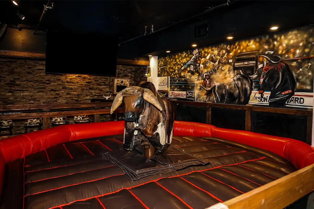 Mechanical bull at BOE