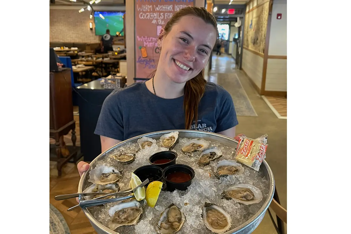 oysters at Bear Branch Tavern