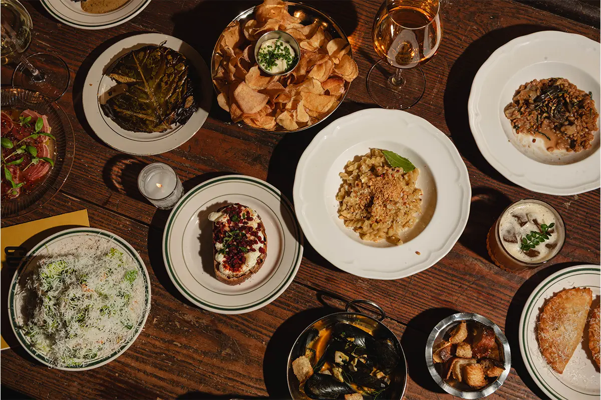 Food at Corsica Wine Bar