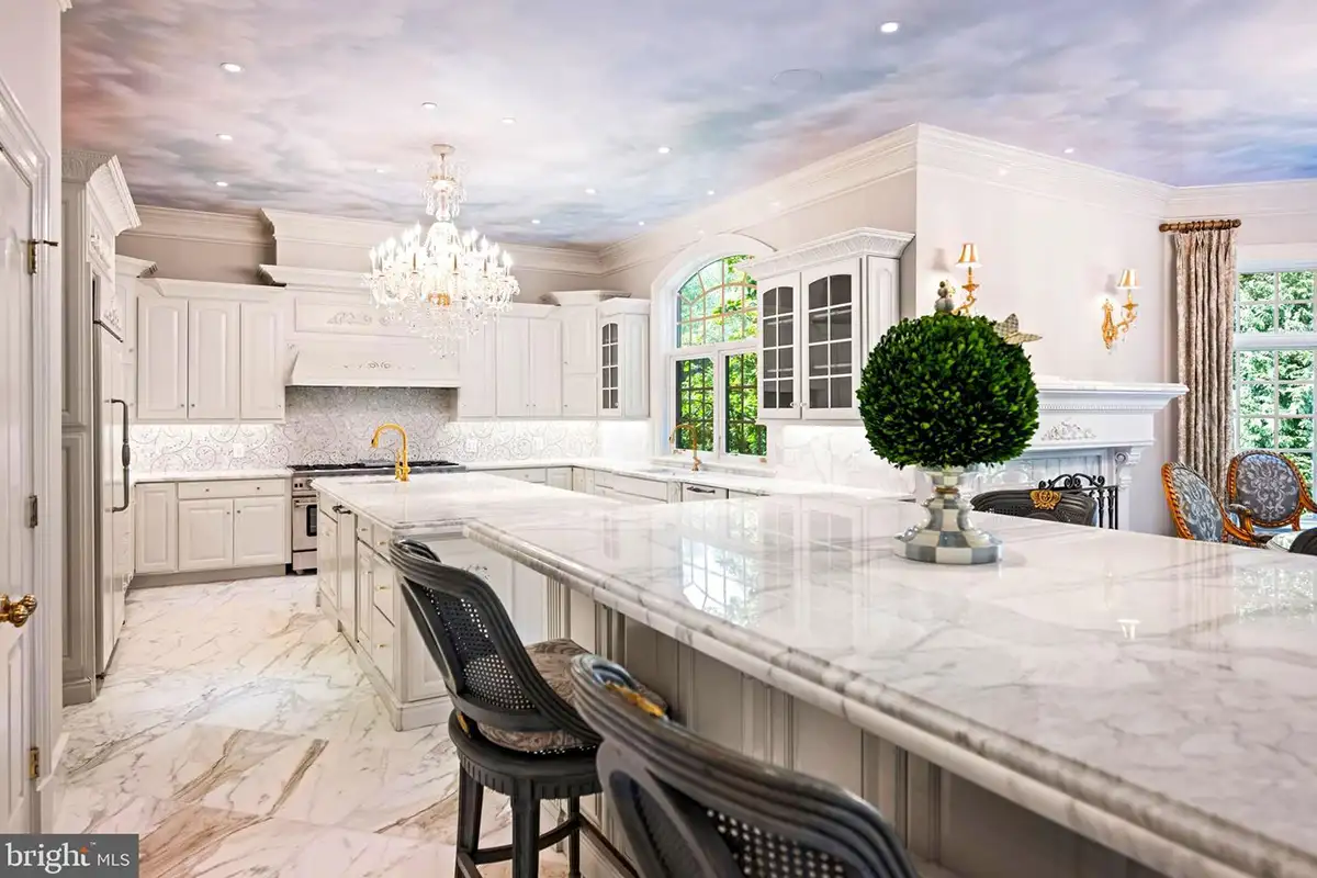 Kitchen at Mine Run Falls Estate