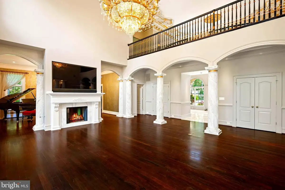 Living Room at Mine Run Estate