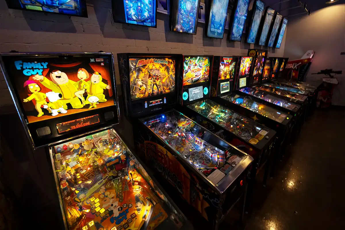 pinball machines