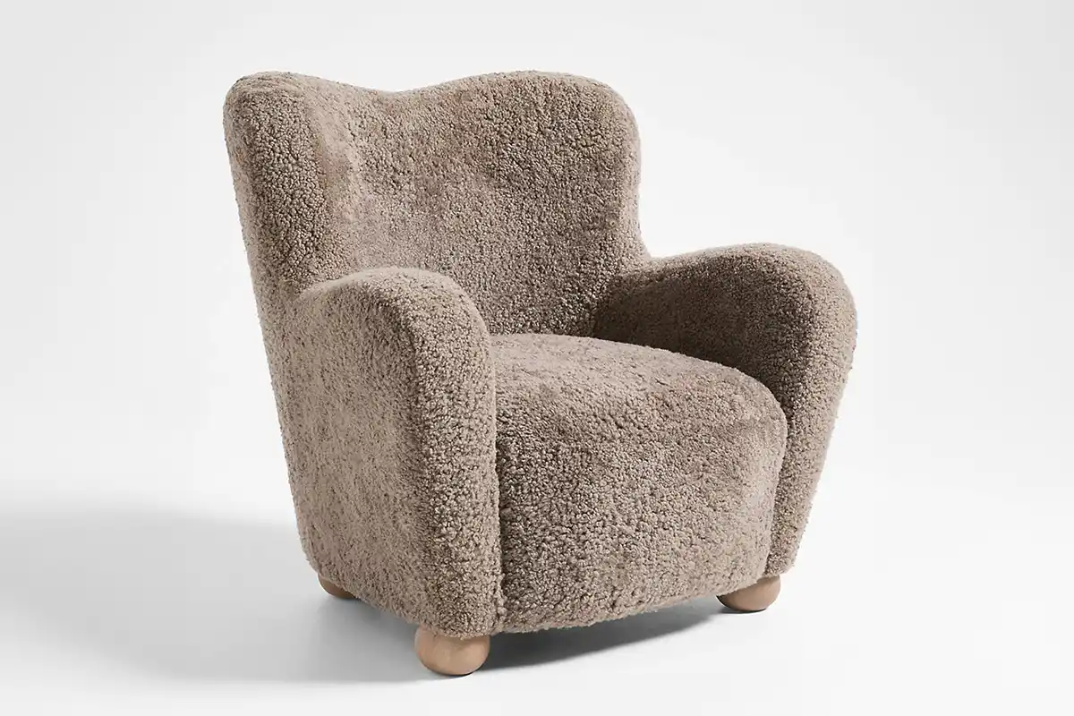 accent chair from Crate and Barrel