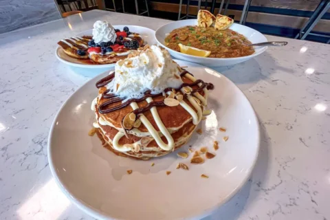 pancakes at another broken egg cafe in williamsburg