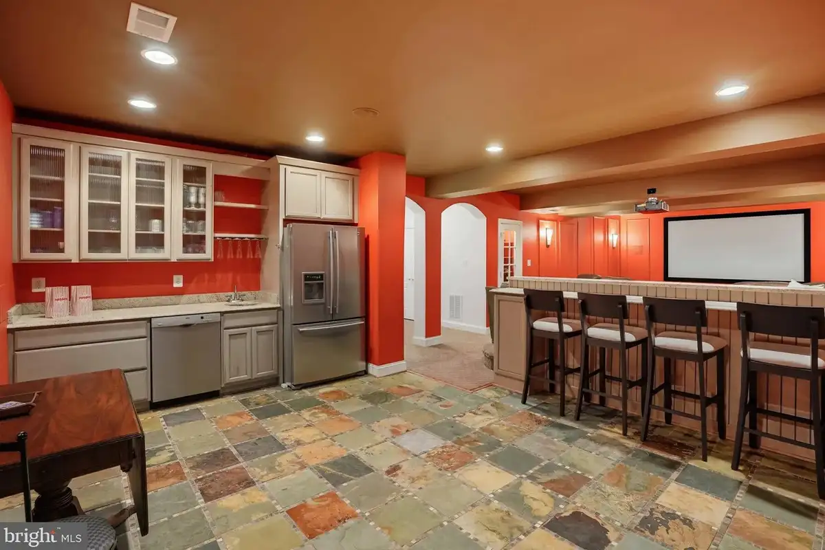 The basement kitchenette at 3014 Apple Brook ln. 