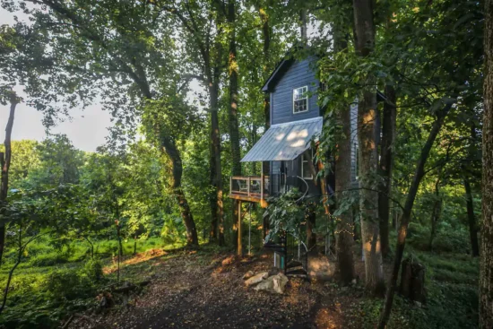 Airbnb secluded treeehouse