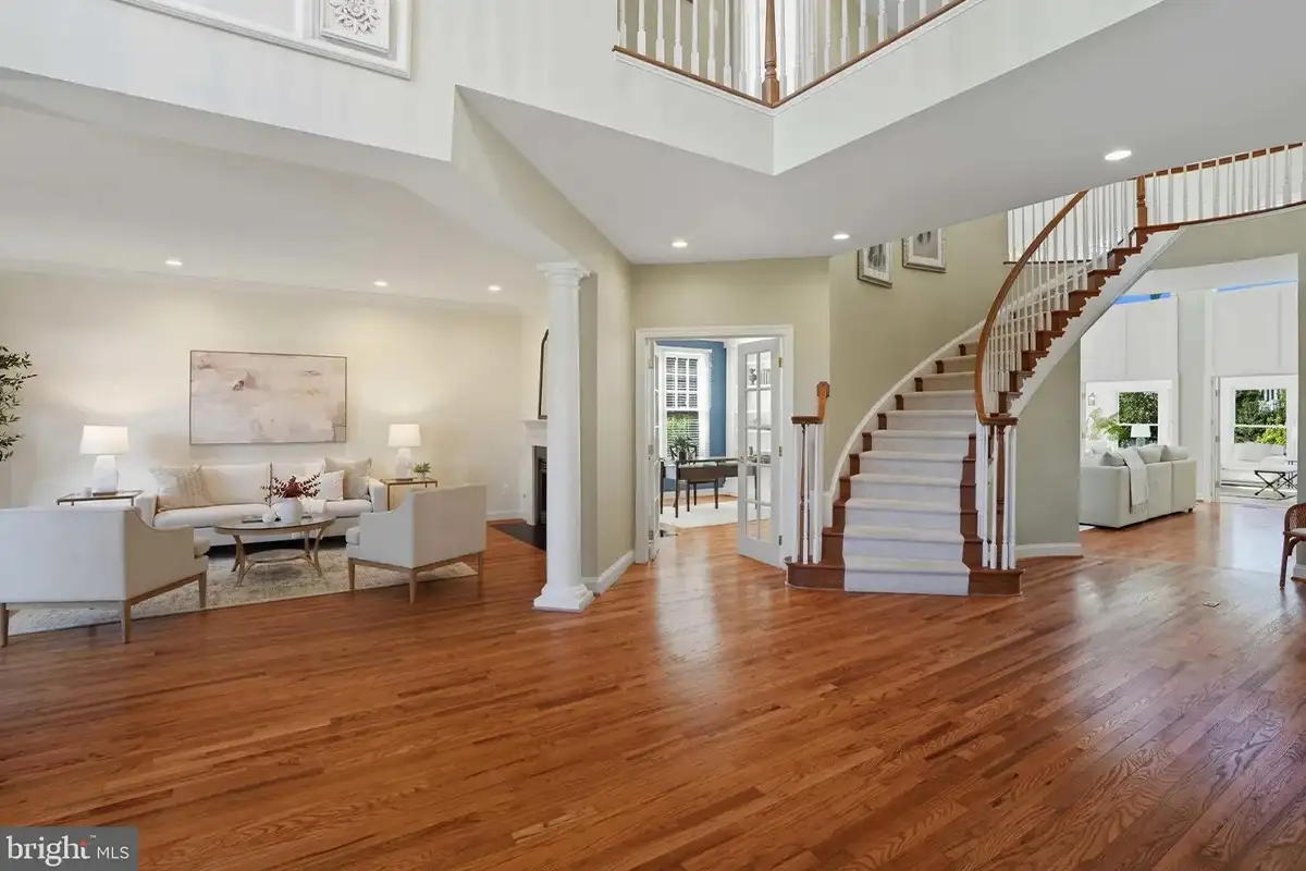 Foyer and formal living room of 3104 Apple Brook Ln. 