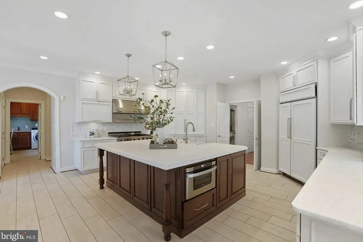 The professional-grade kitchen inside 3014 Apple Brook Ln. 