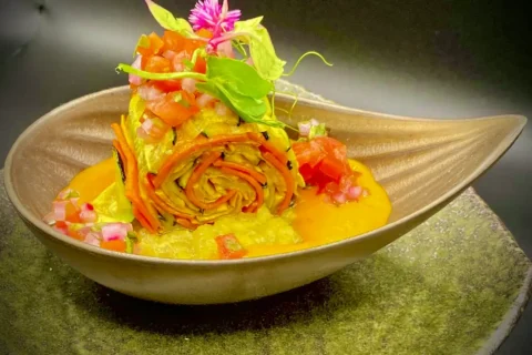 vegetarian dish at Alias