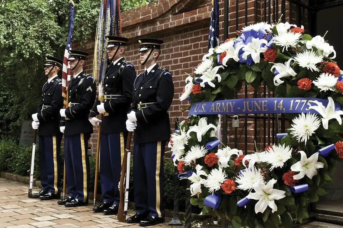 Veterans Day celebrations at Mount Vernon