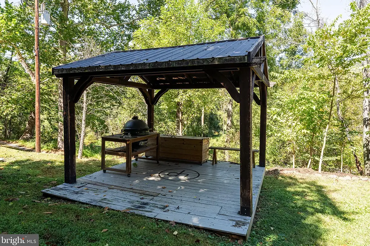 Covered grilling and cooking space at 3225 Sage Rd. 
